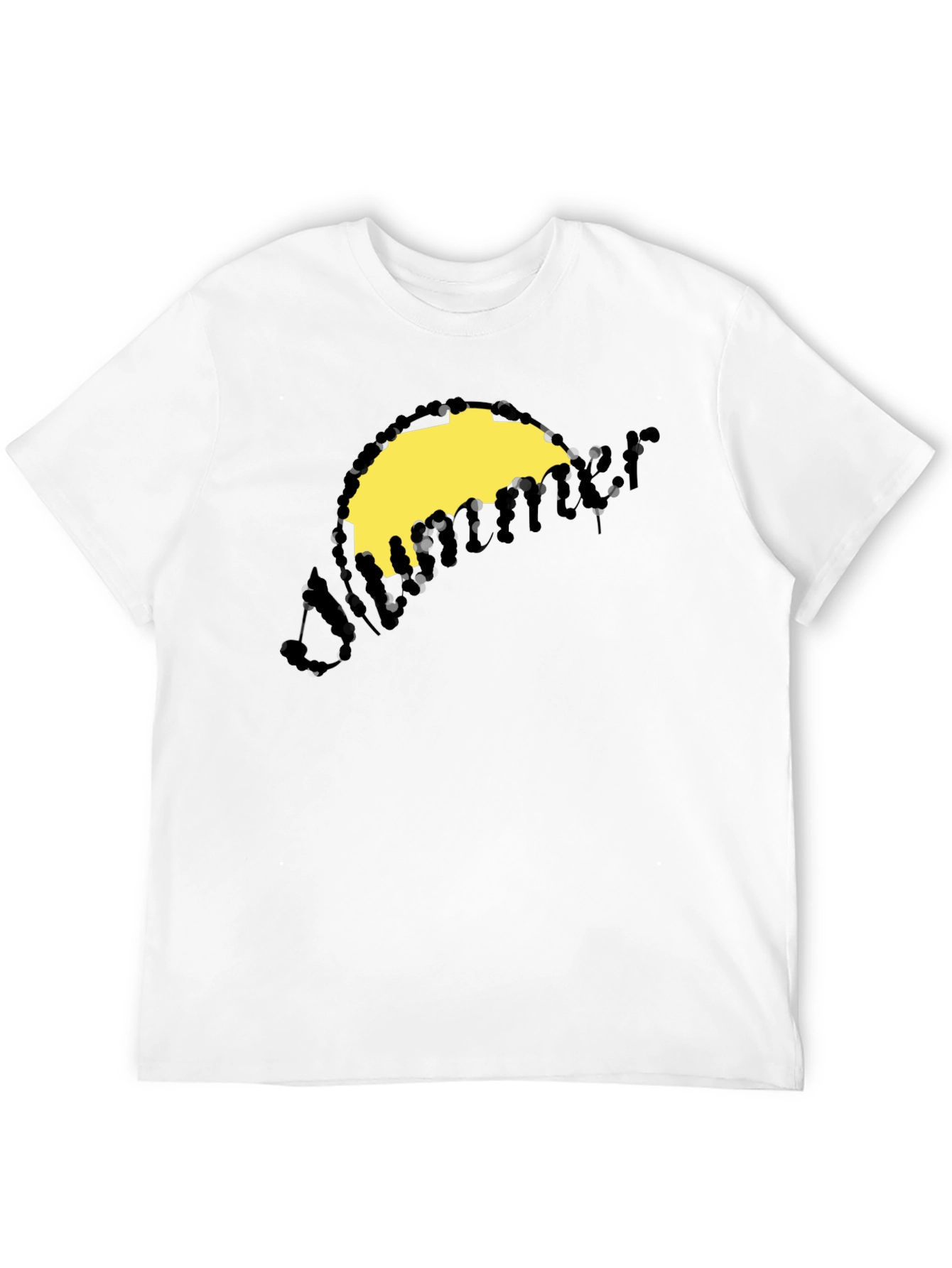 Summer Graphic T-Shirt - Black