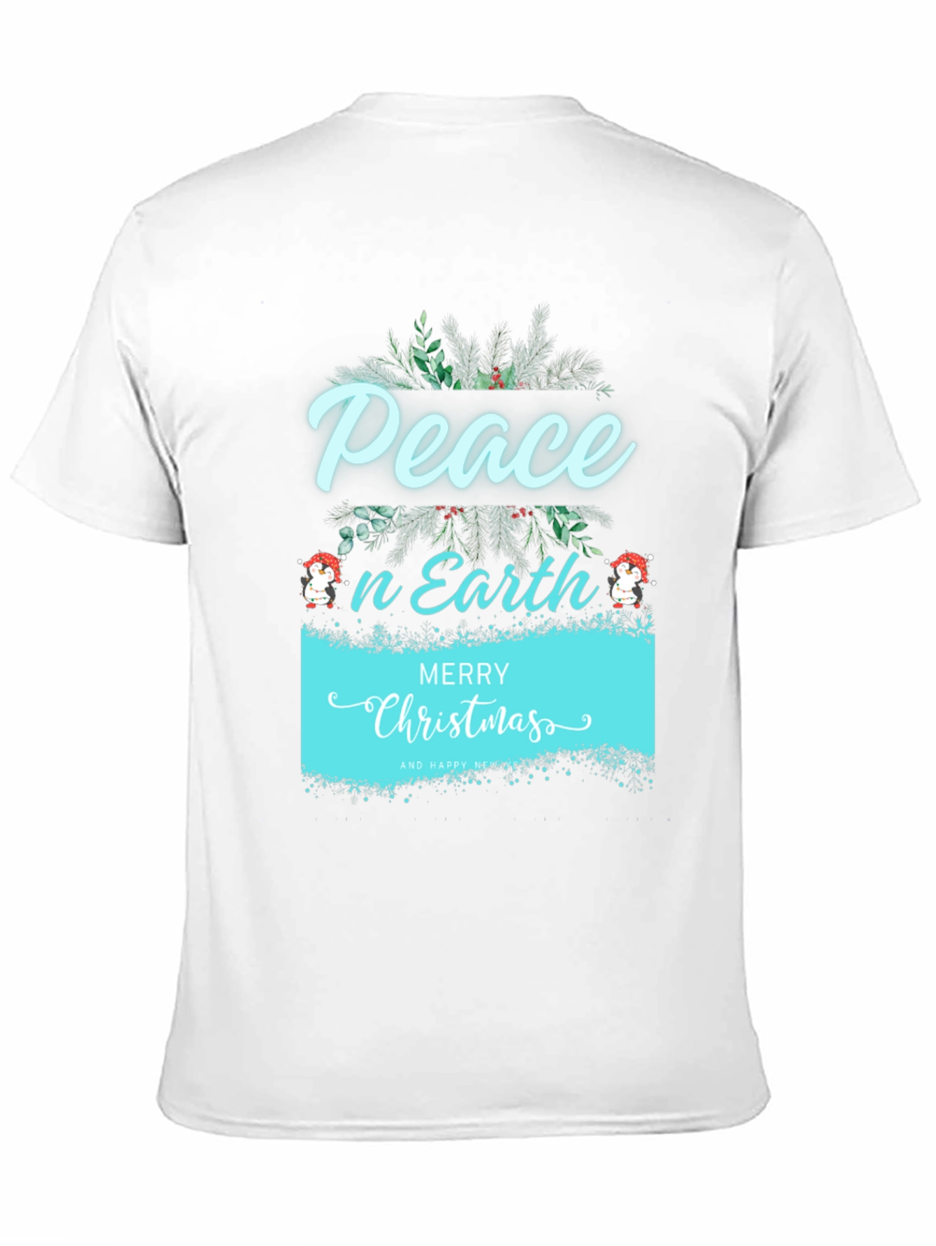 Peace on Earth Christmas Graphic T-Shirt