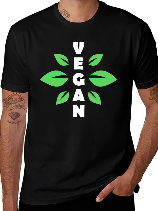 Vegan Graphic Tee - Black
