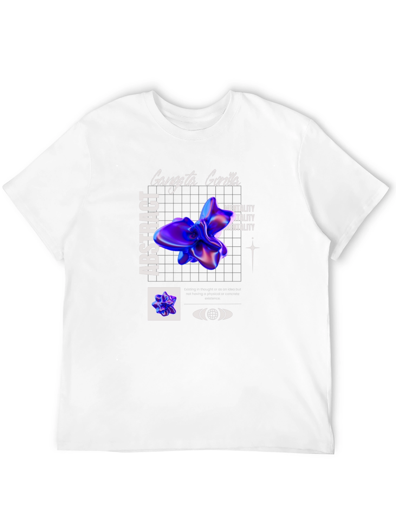 Abstract Gorilla Graphic Tee - Modern Design T-Shirt
