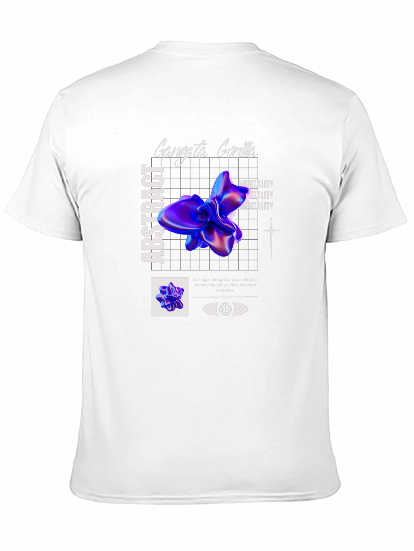 Abstract Gorilla Graphic Tee - Modern Design T-Shirt