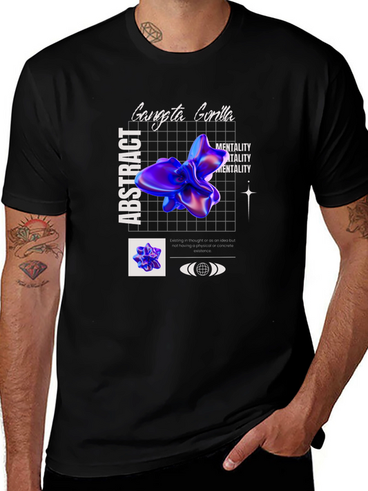 Abstract Gorilla Graphic Tee - Modern Design T-Shirt