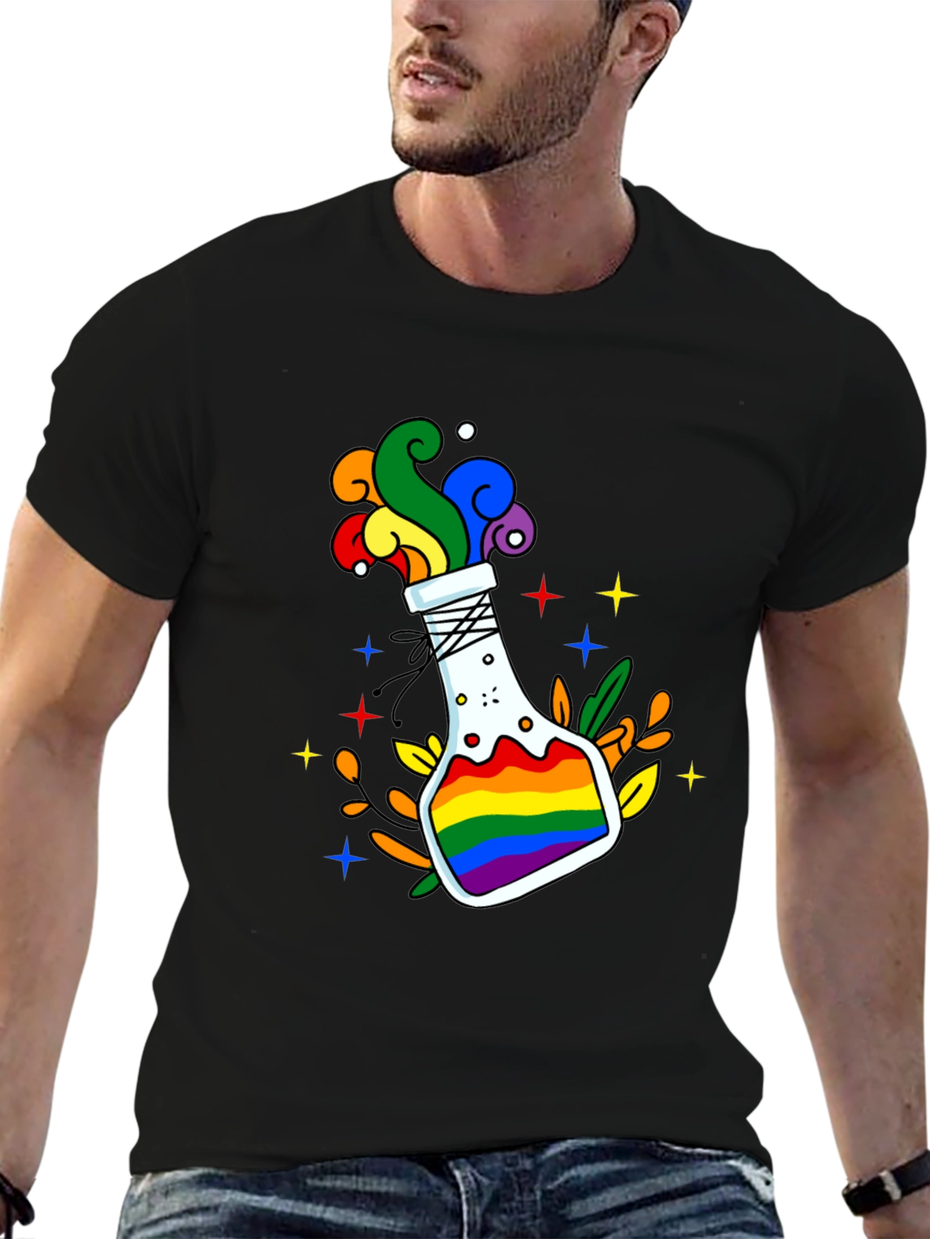 LGBTQ Pride Potion Graphic Tee