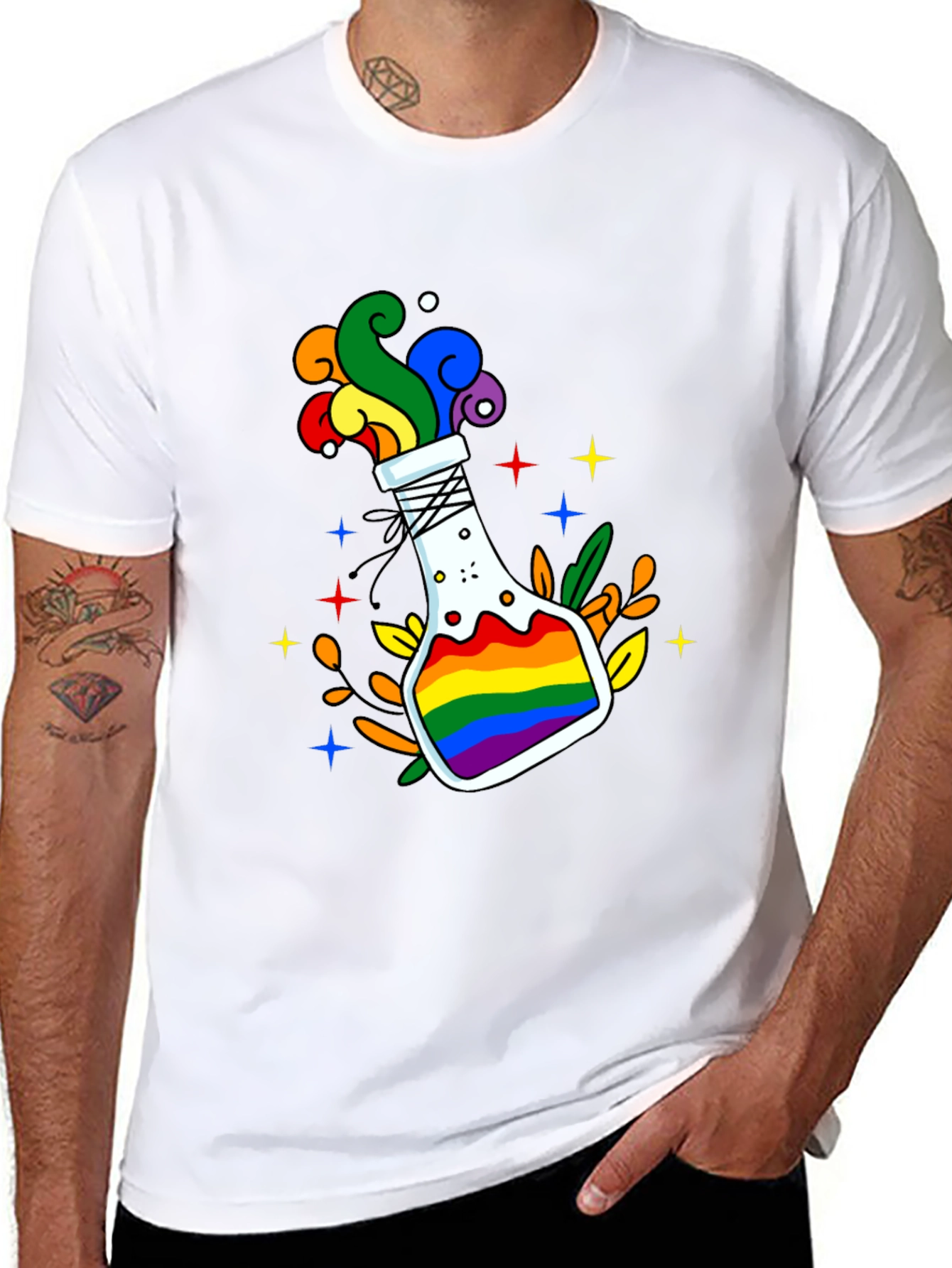 LGBTQ Pride Potion Graphic Tee