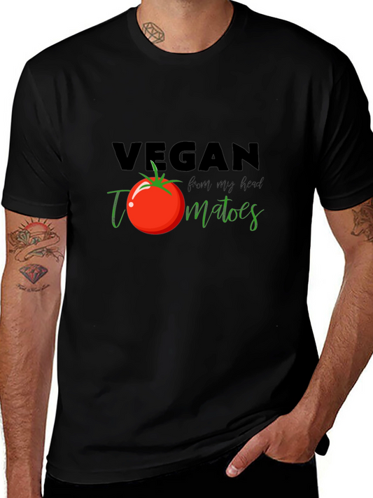 Vegan Tomato T-Shirt - Fresh From My Head Tee