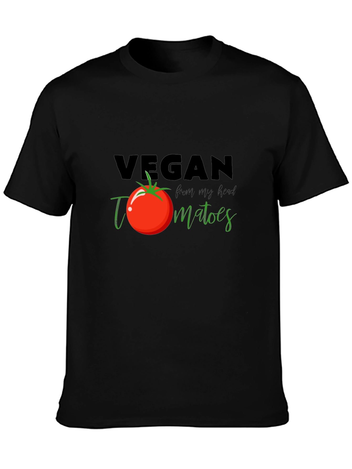Vegan Tomato T-Shirt - Fresh From My Head Tee