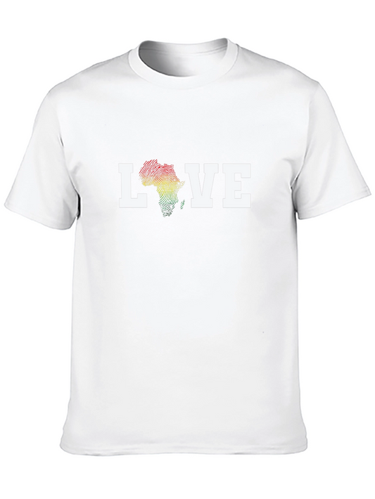 Love Africa T-Shirt - Black Pride Tee