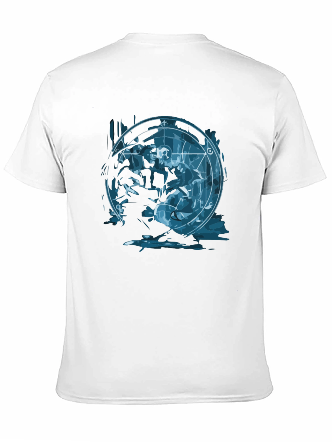 Alchemy Circle Graphic Tee - Black Cotton T-Shirt