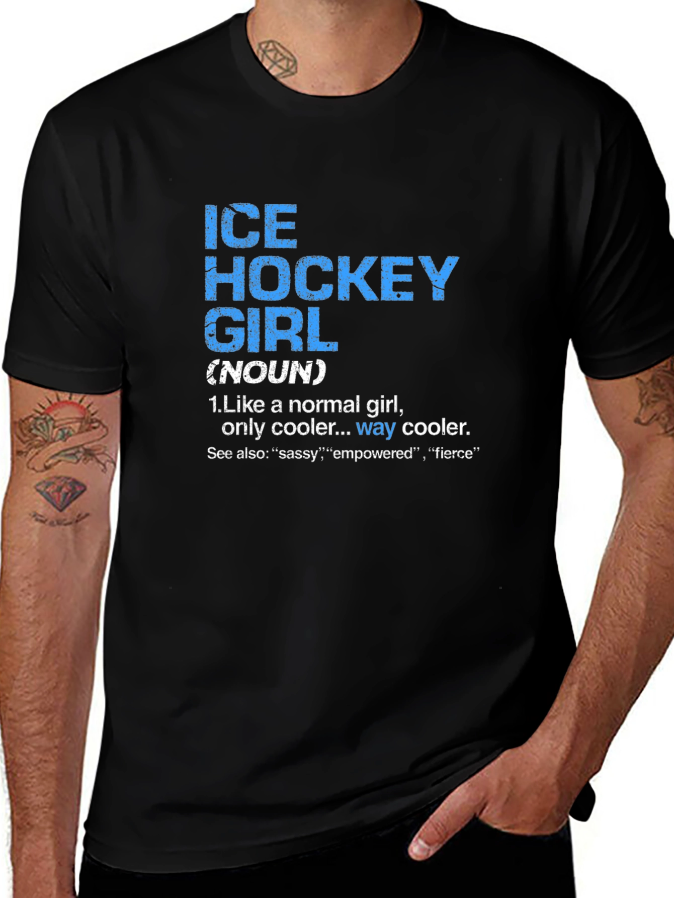 Ice Hockey Girl Definition T-Shirt