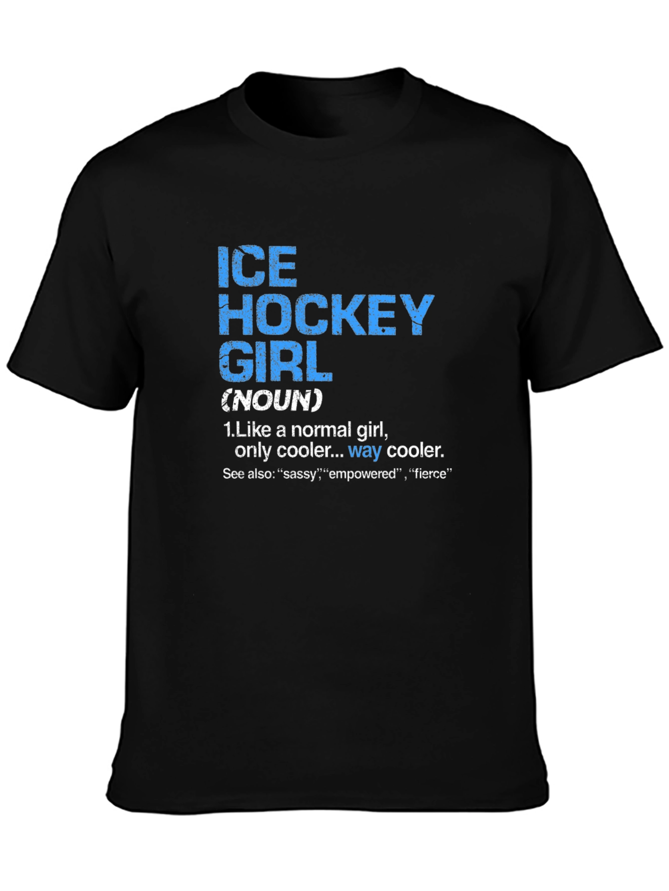 Ice Hockey Girl Definition T-Shirt