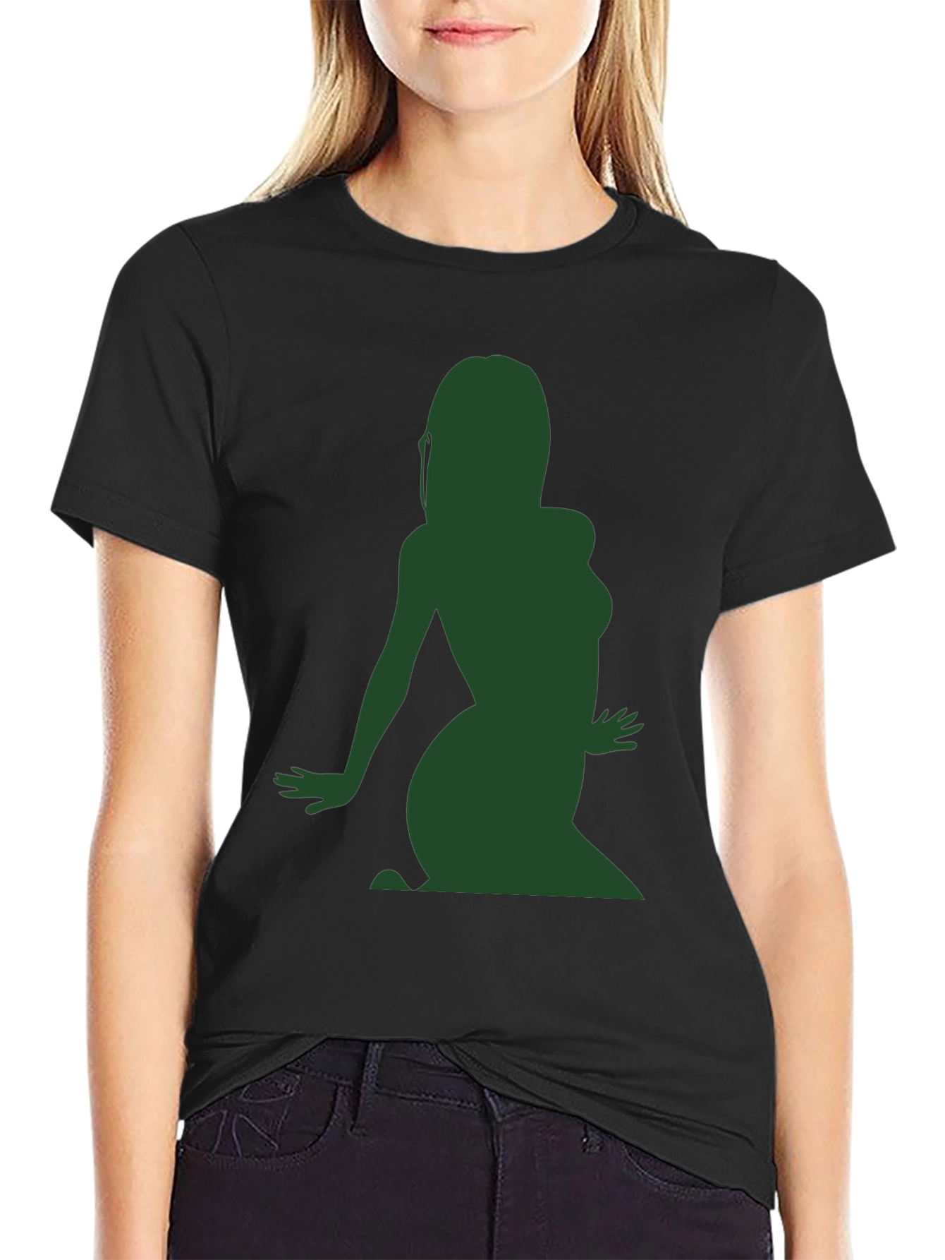 Silhouette Graphic Tee - Black