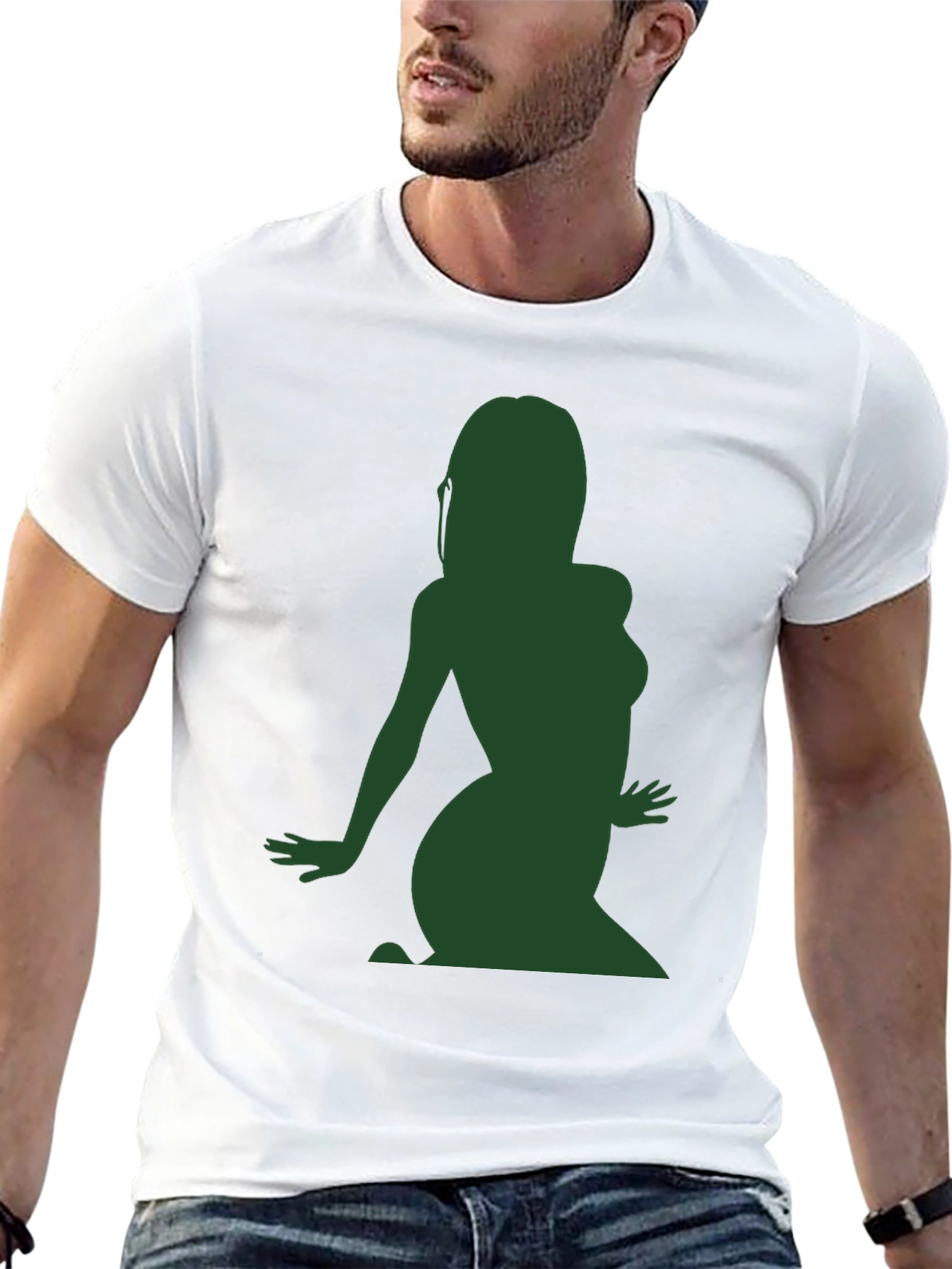 Silhouette Graphic Tee - Black