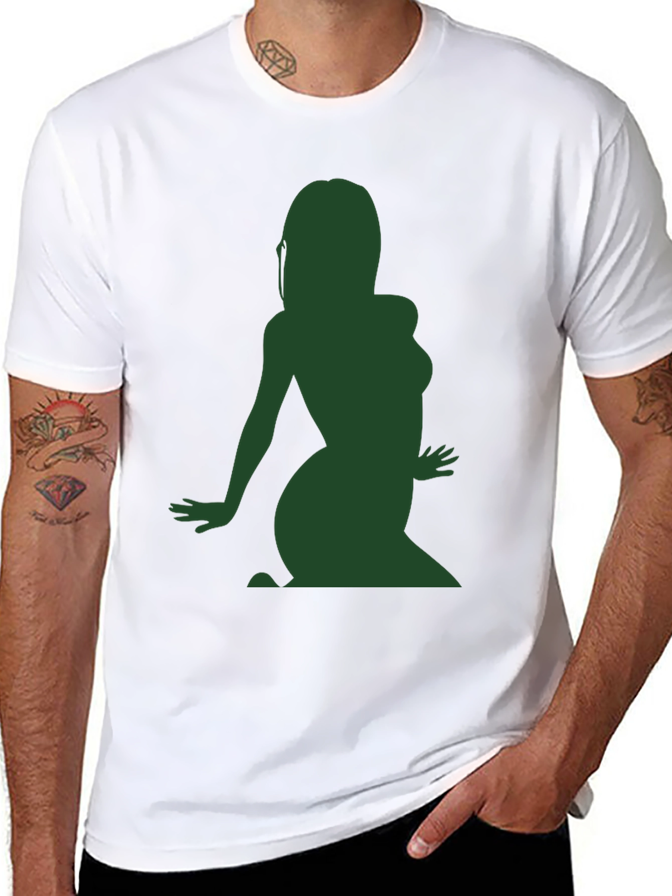 Silhouette Graphic Tee - Black