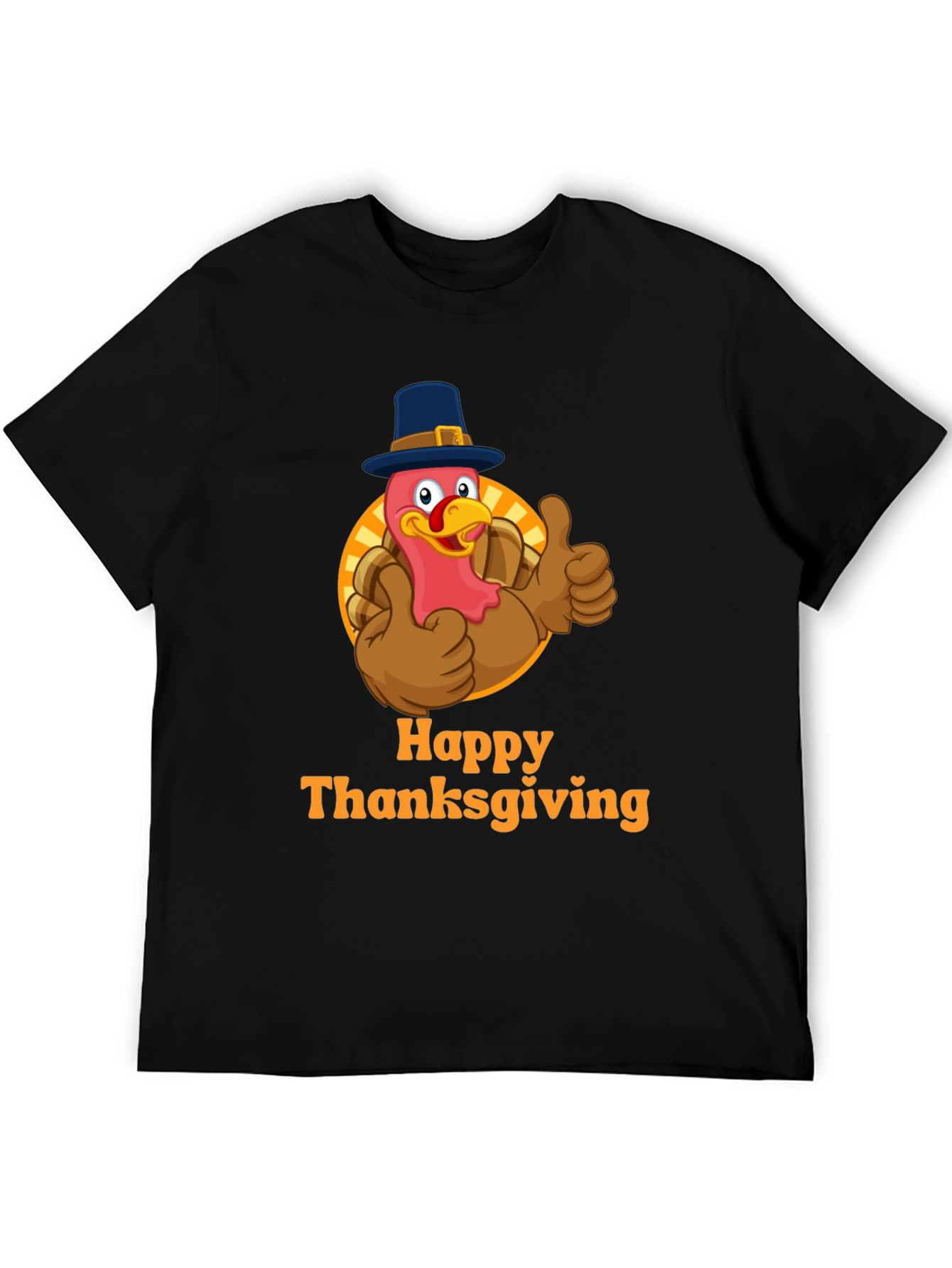 Happy Thanksgiving Turkey Graphic Tee