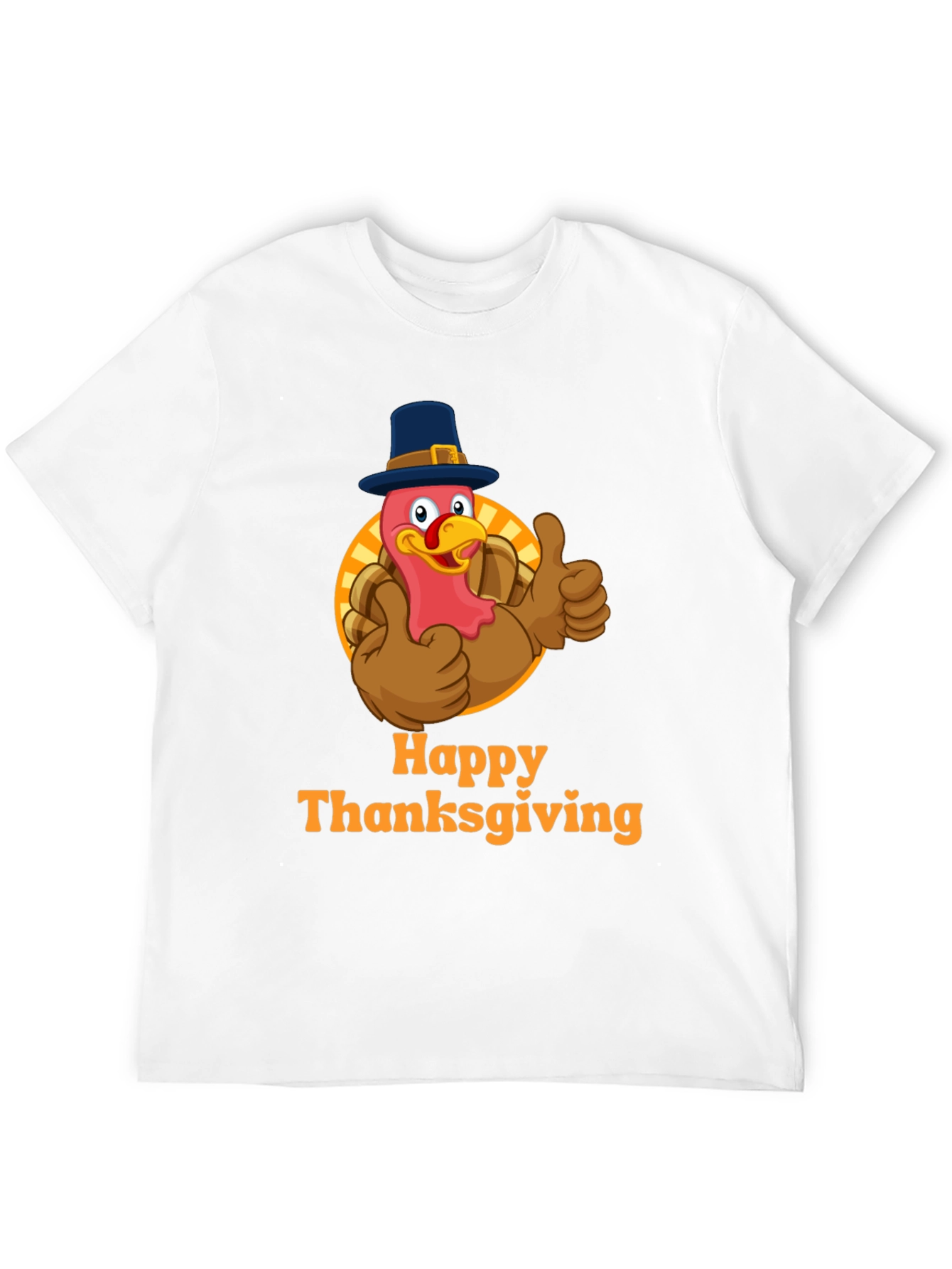 Happy Thanksgiving Turkey Graphic Tee