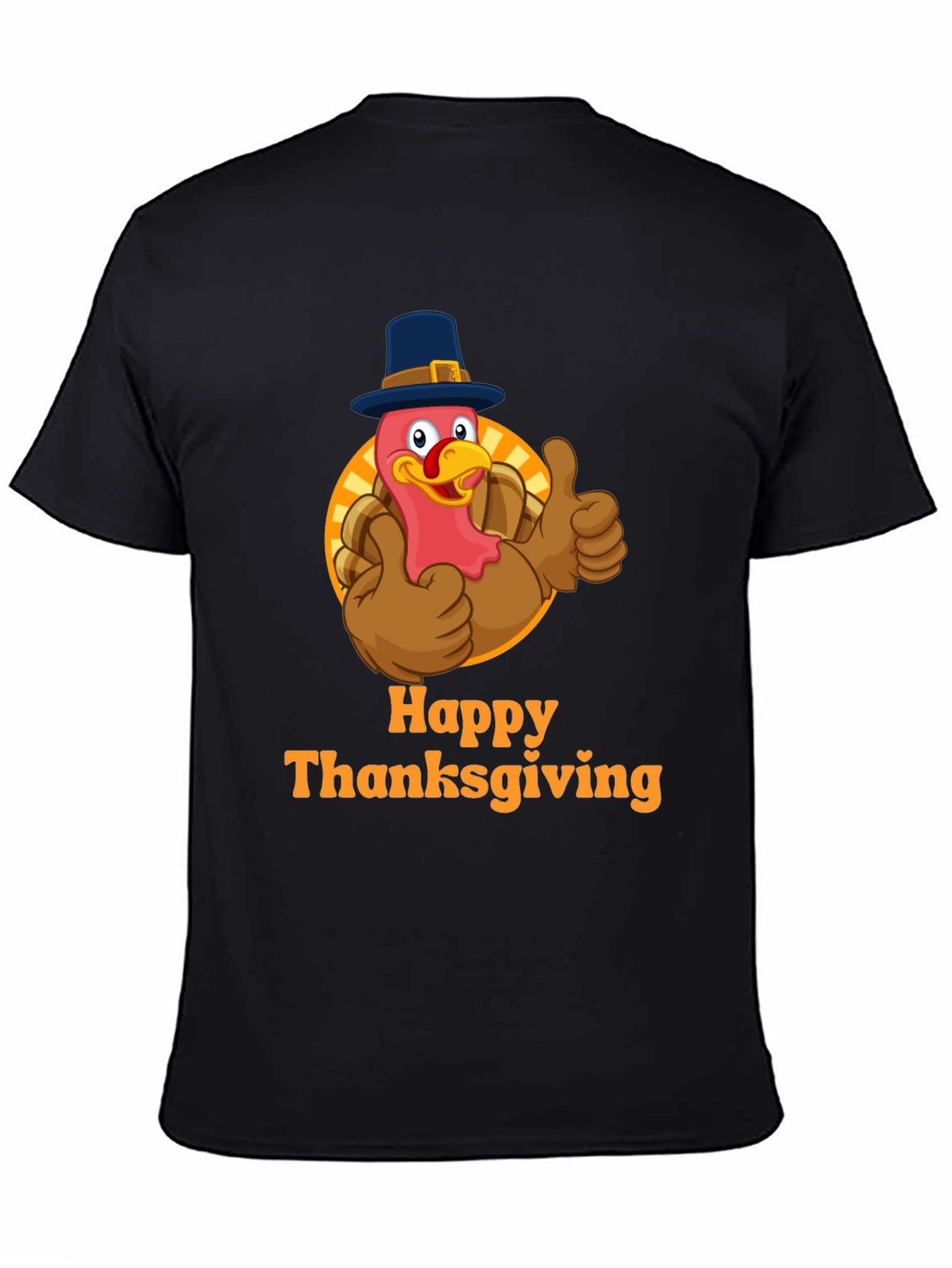 Happy Thanksgiving Turkey Graphic Tee