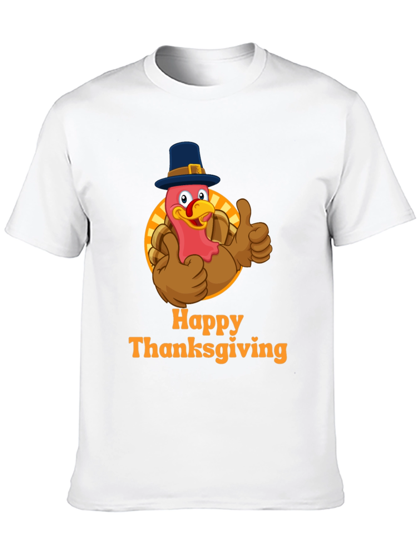 Happy Thanksgiving Turkey Graphic Tee