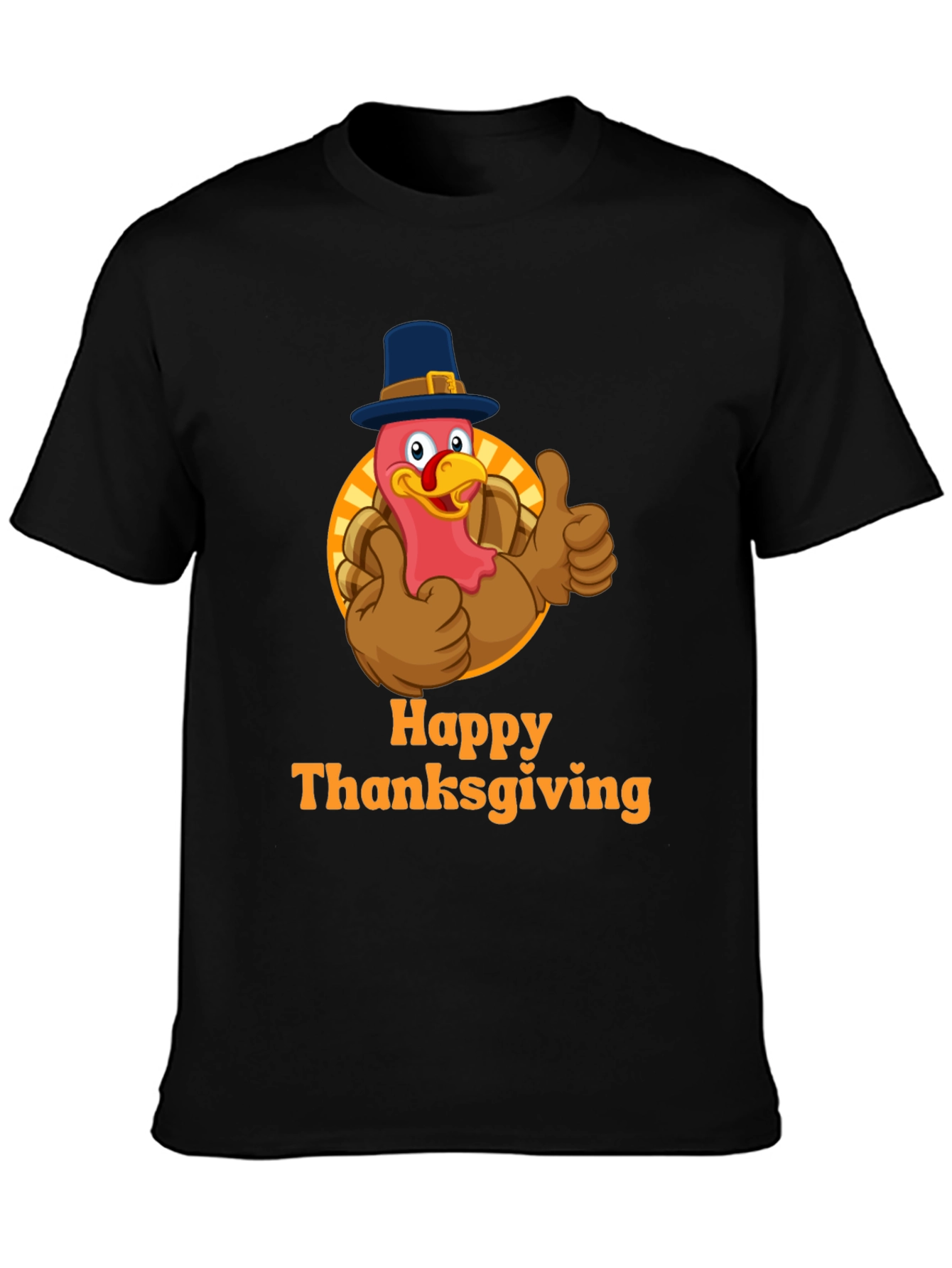 Happy Thanksgiving Turkey Graphic Tee