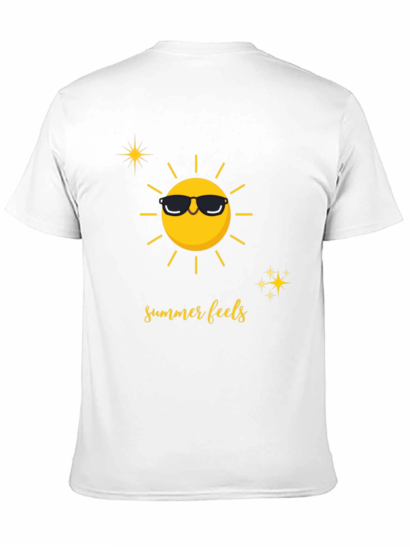 Summer Feels Graphic Tee - Unisex Black T-Shirt