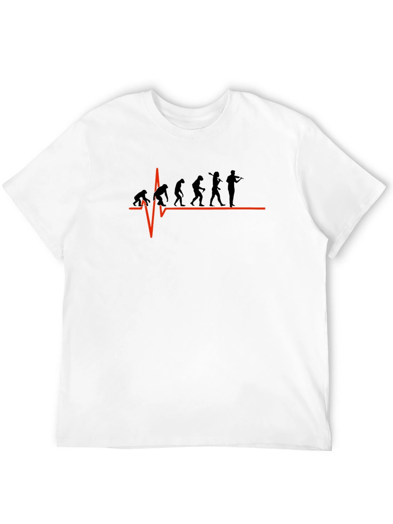 Evolution of Violinist Black T-Shirt - Music Lover Tee