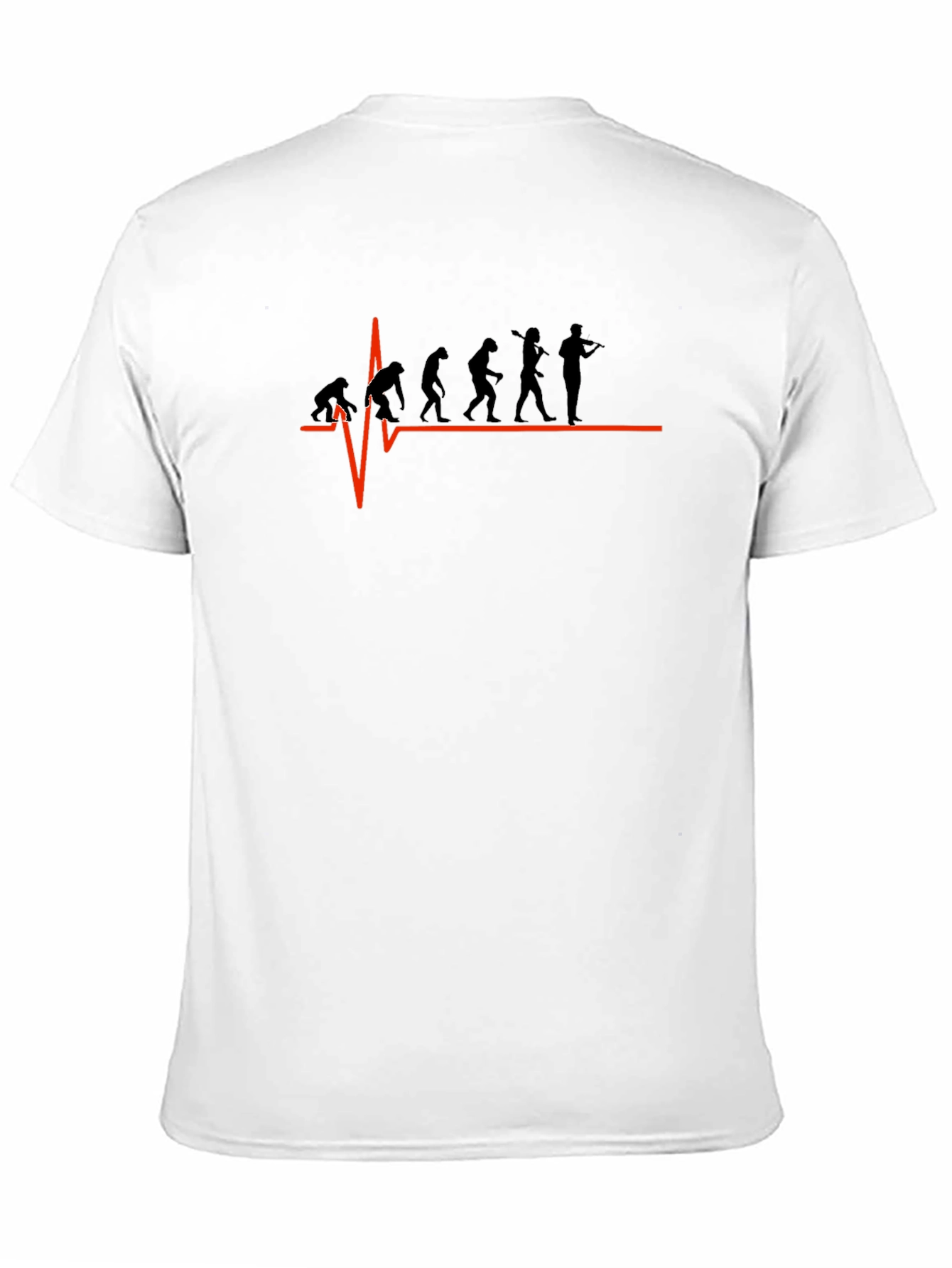 Evolution of Violinist Black T-Shirt - Music Lover Tee