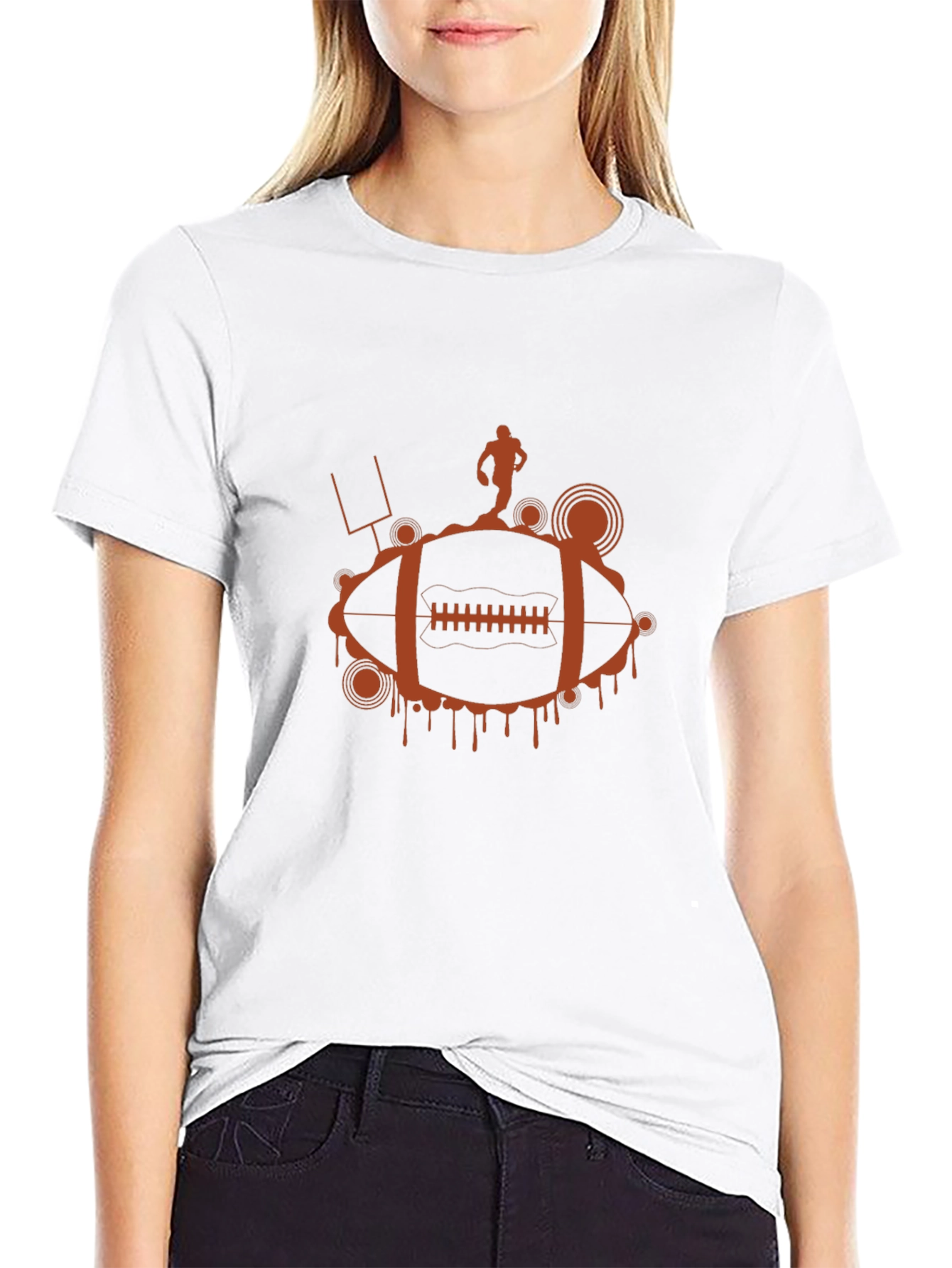 Football Graphic T-Shirt - Trendy & Unique Design