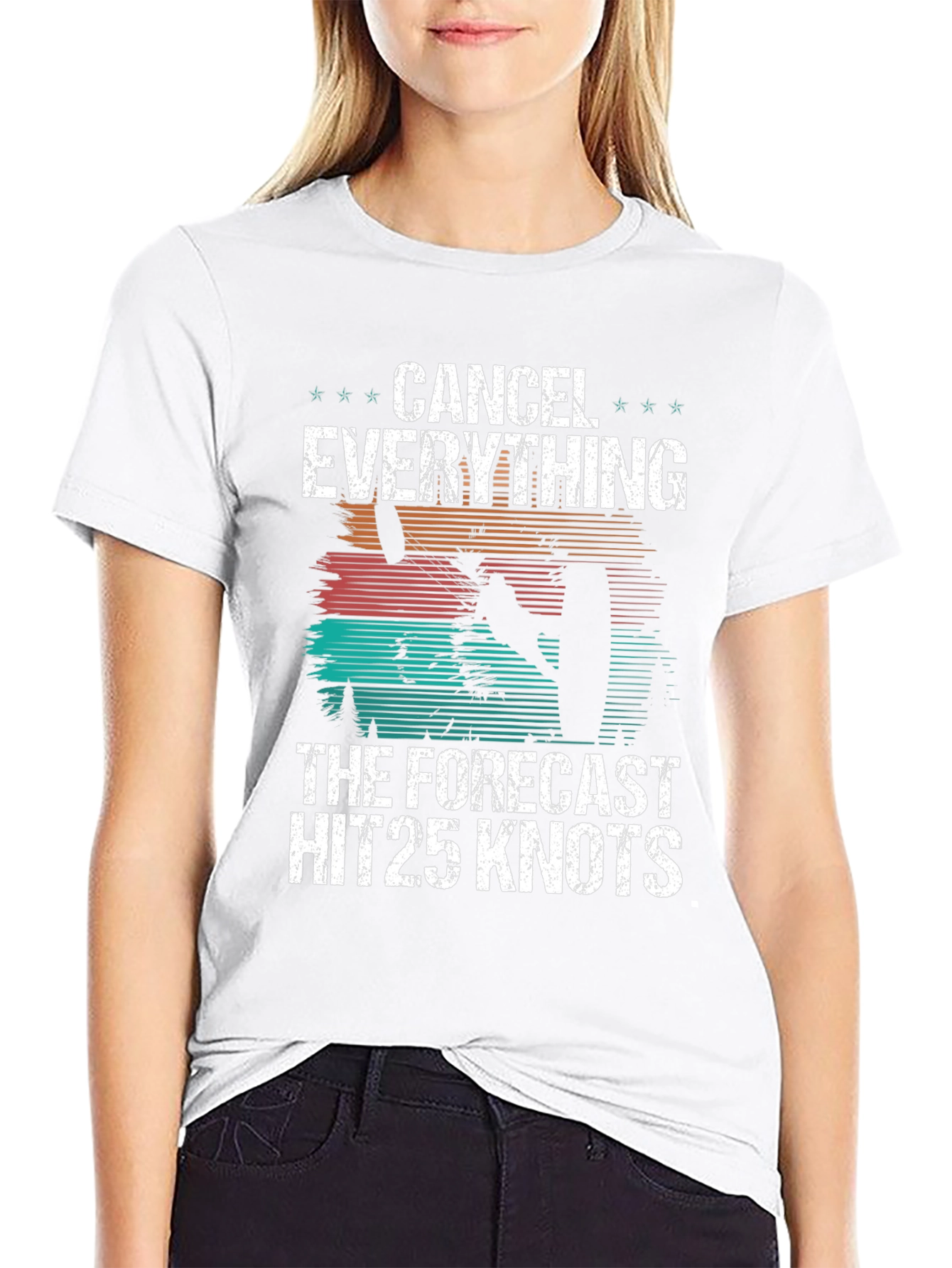 Cancel Everything 25 Knots Black T-Shirt