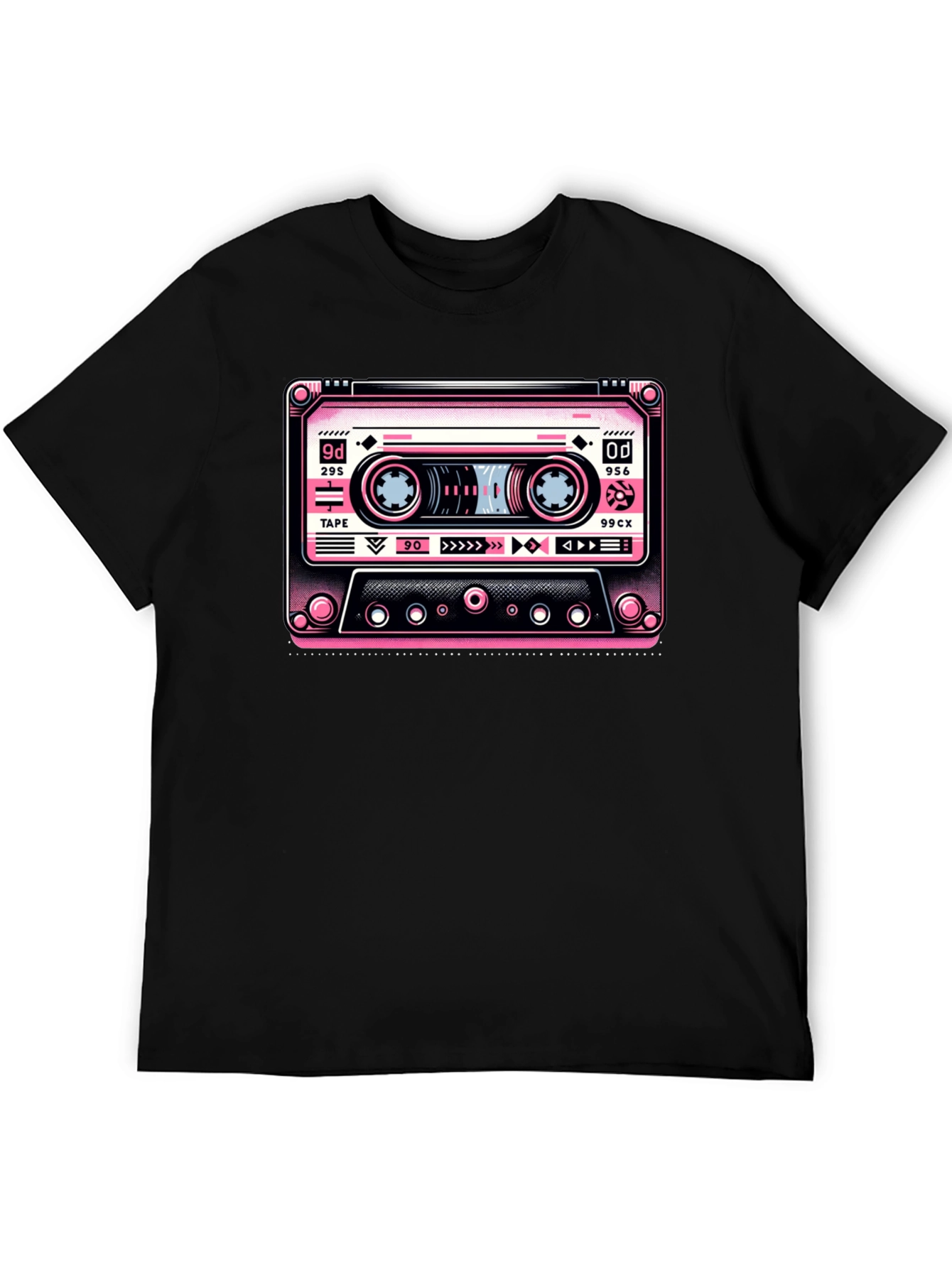 Retro Cassette Tape Graphic T-Shirt