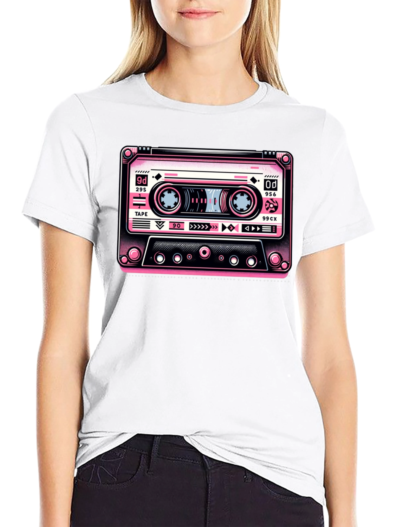 Retro Cassette Tape Graphic T-Shirt