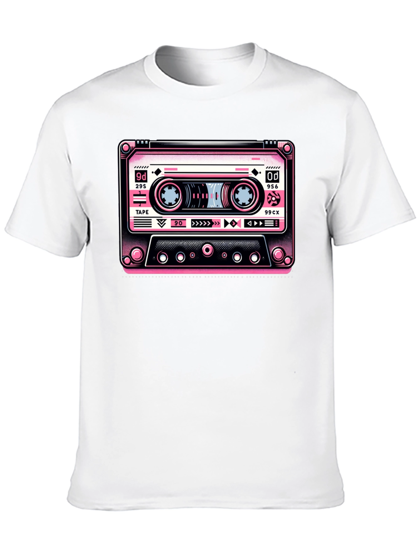 Retro Cassette Tape Graphic T-Shirt