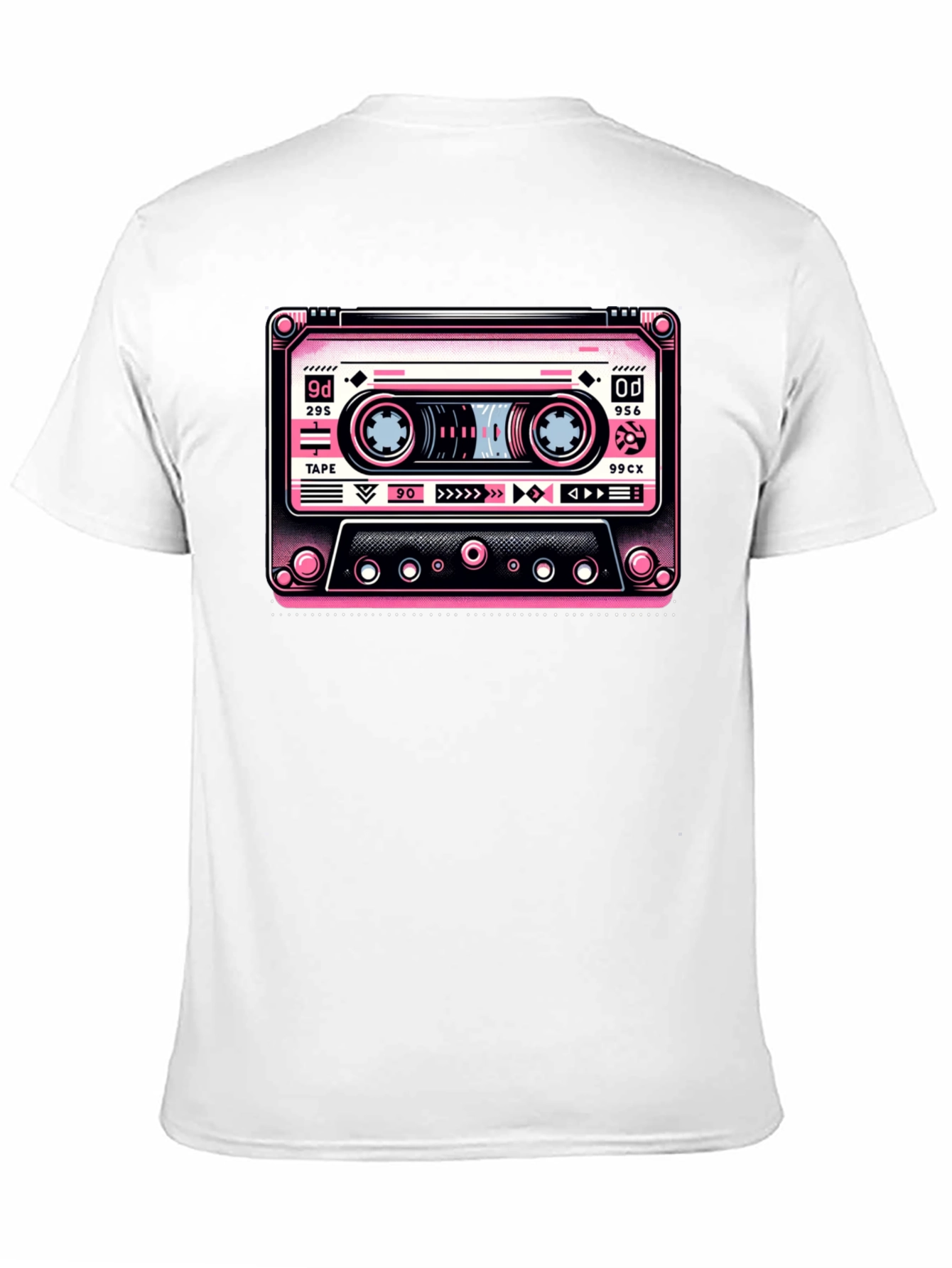 Retro Cassette Tape Graphic T-Shirt