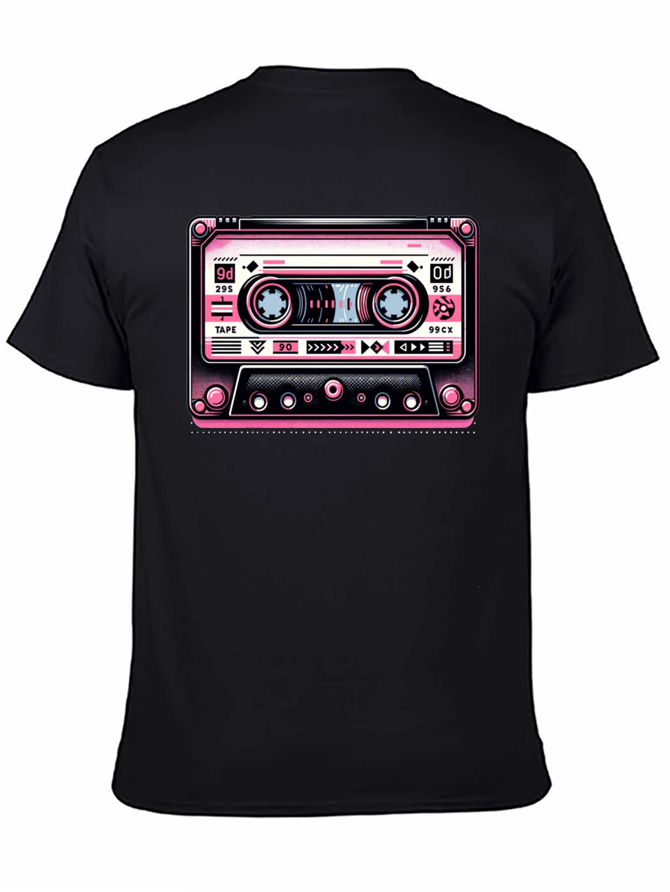 Retro Cassette Tape Graphic T-Shirt