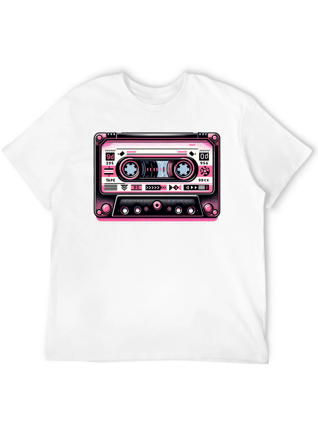 Retro Cassette Tape Graphic T-Shirt