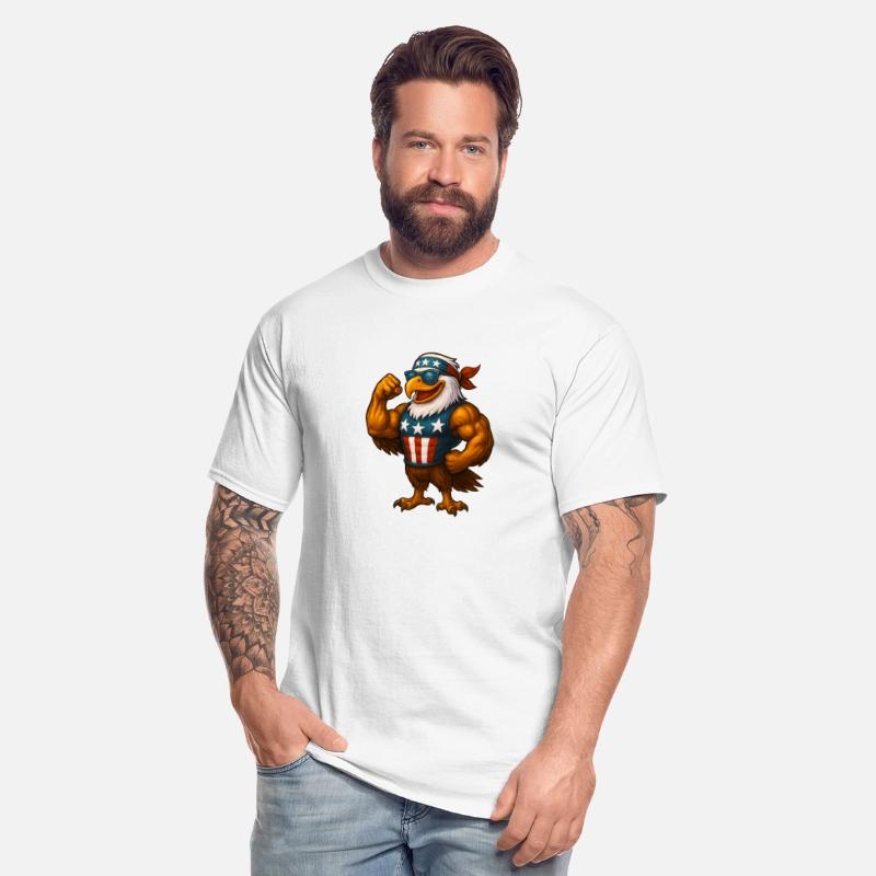 Patriotic Eagle USA American Flag 4th of July Gift