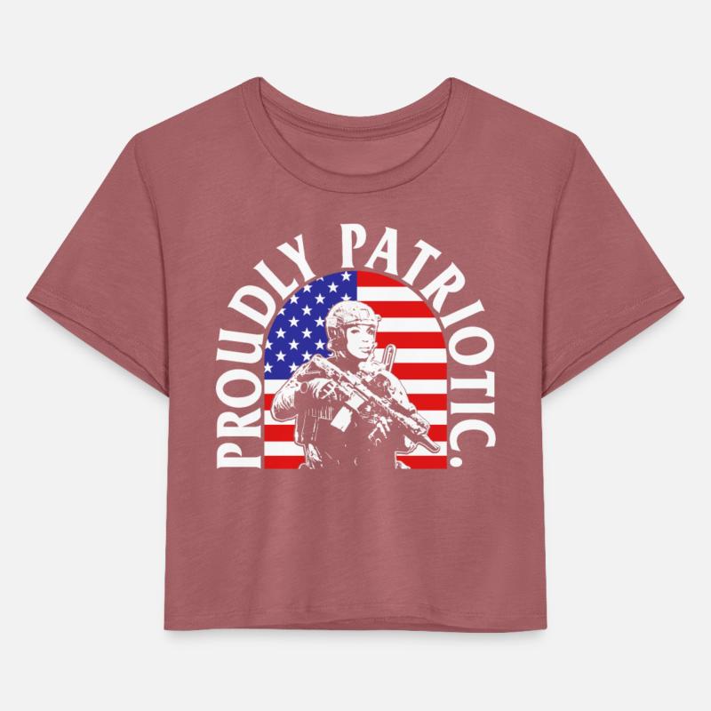 Patriotic Shirt, Proudly Patriotic Tee, Gift For