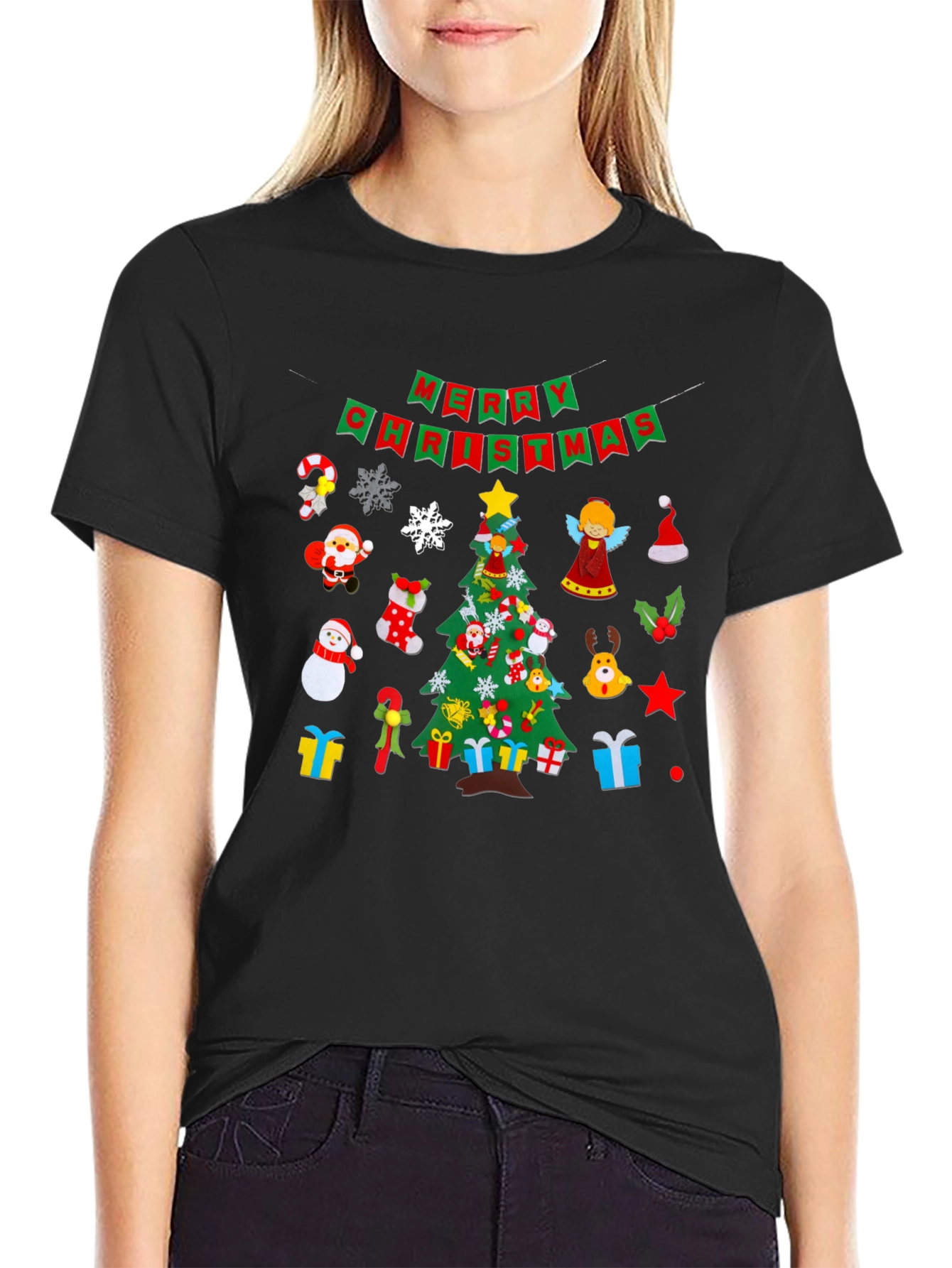Festive Christmas Graphic T-Shirt