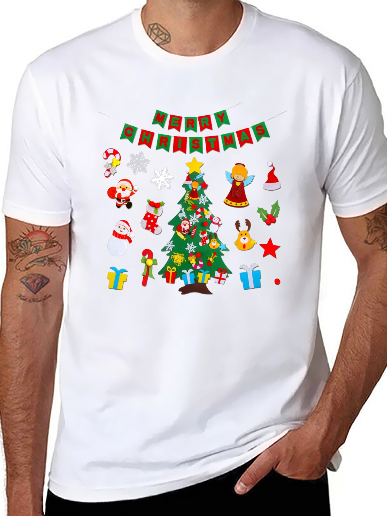 Festive Christmas Graphic T-Shirt