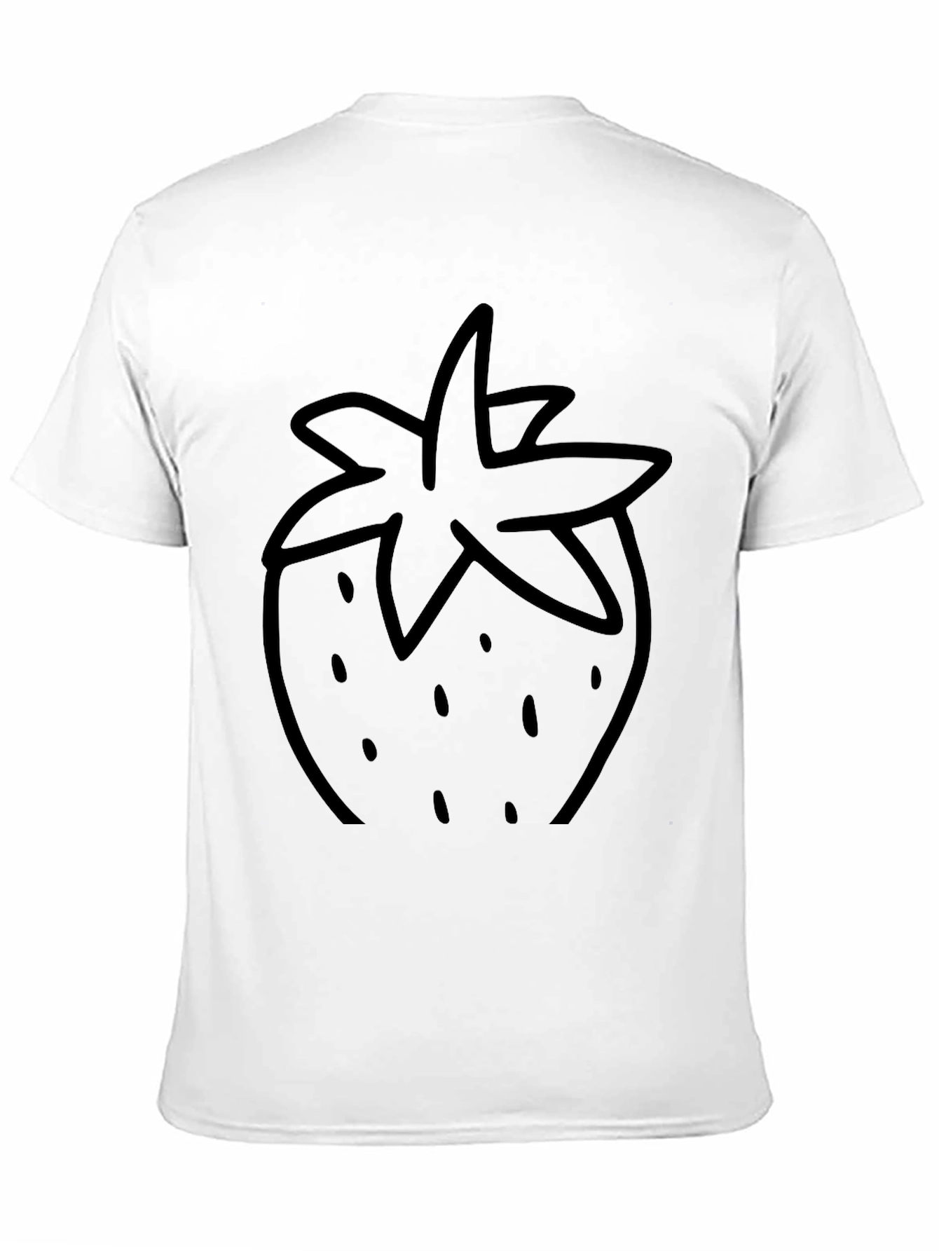 Strawberry Graphic Print T-Shirt - Unisex Casual Tee