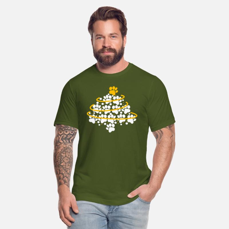 Paw Print Holiday Tree