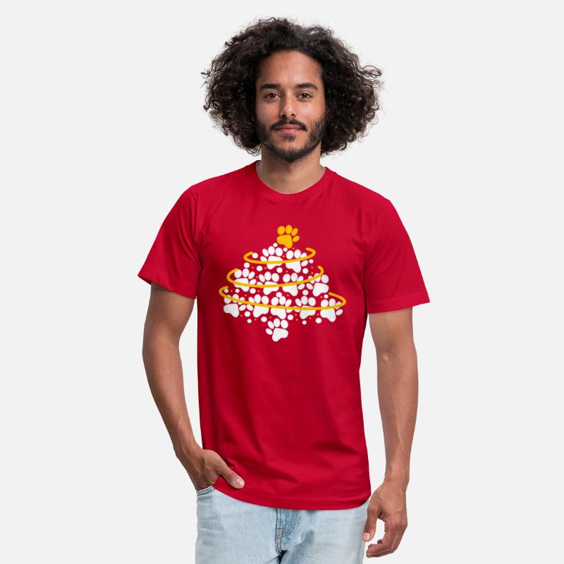 Paw Print Holiday Tree