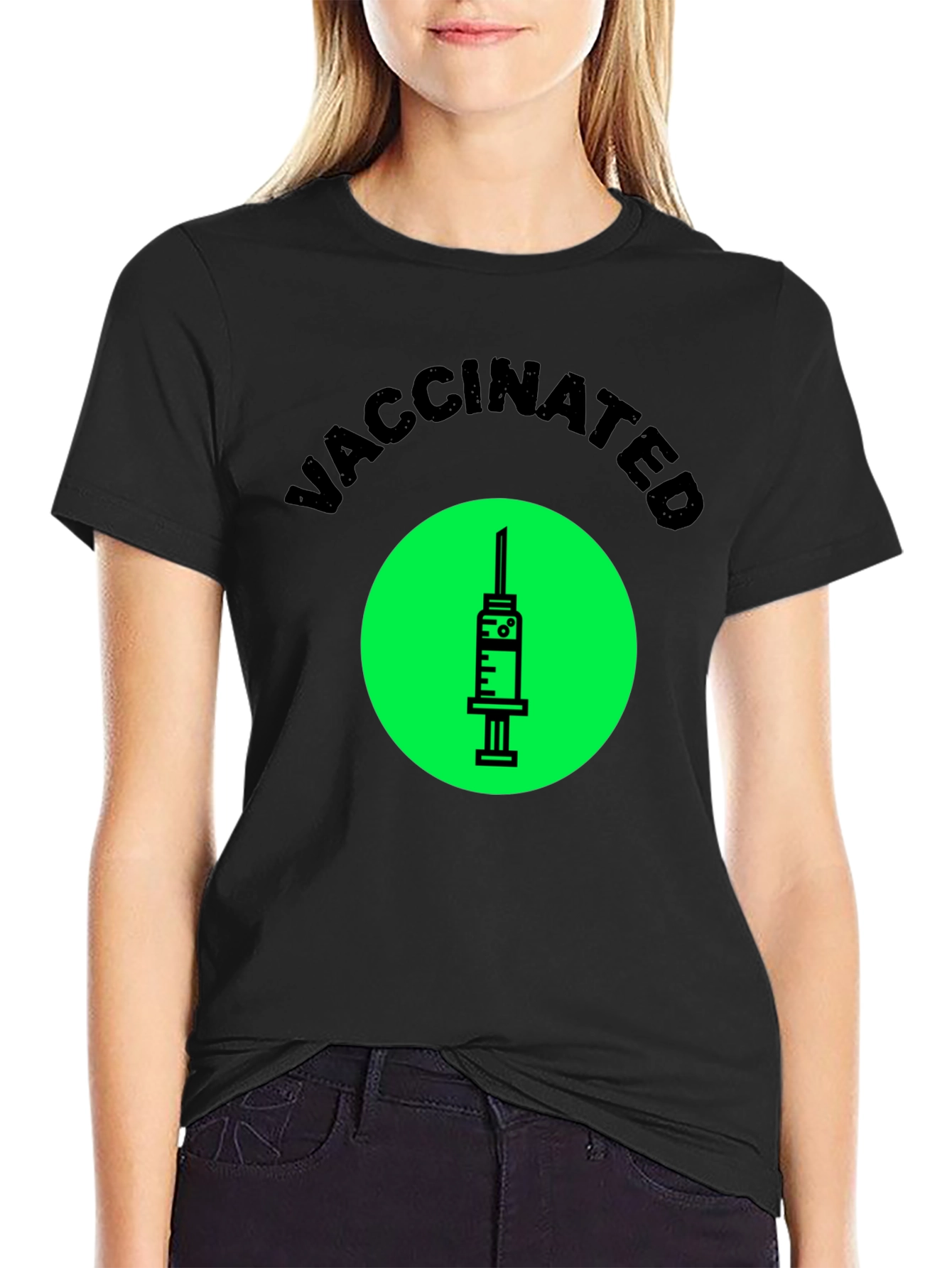 Vaccinated Tee: Stylish Protection Advocate