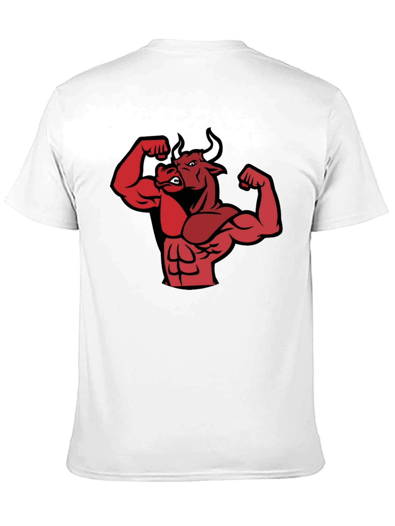 Muscle Bull Graphic Tee - Black