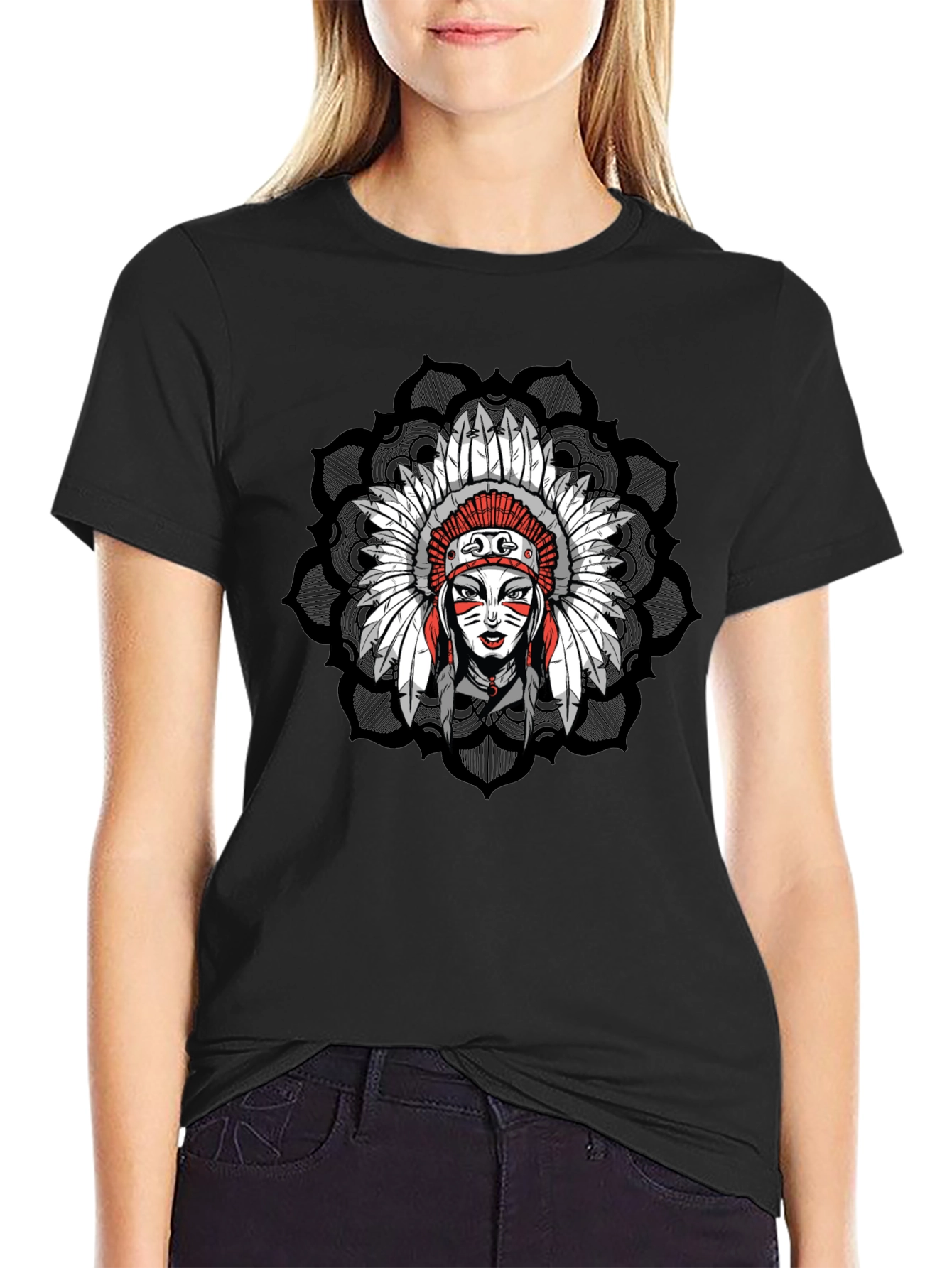 Native American Headdress T-Shirt