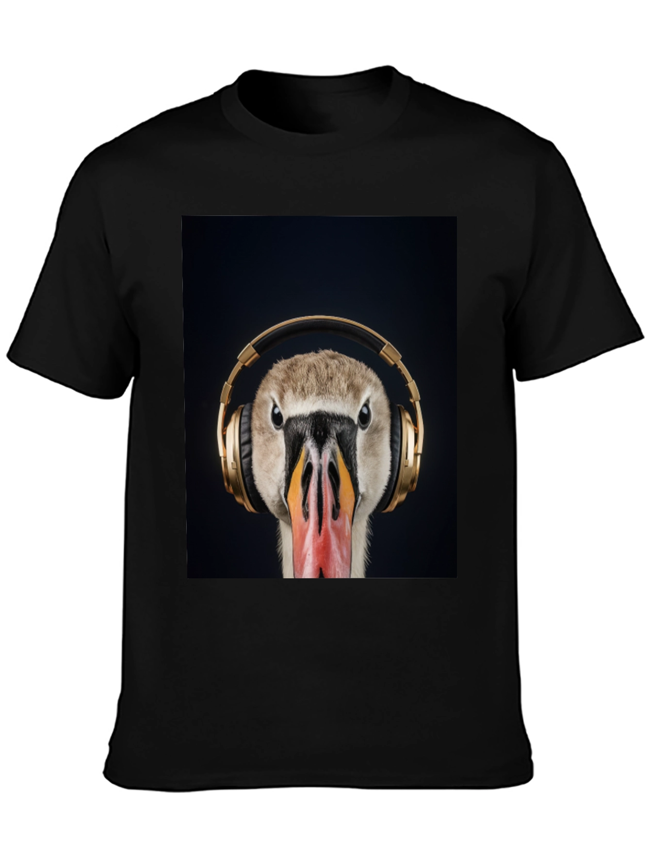 Goose Headphones Graphic Tee - Music Lover Shirt