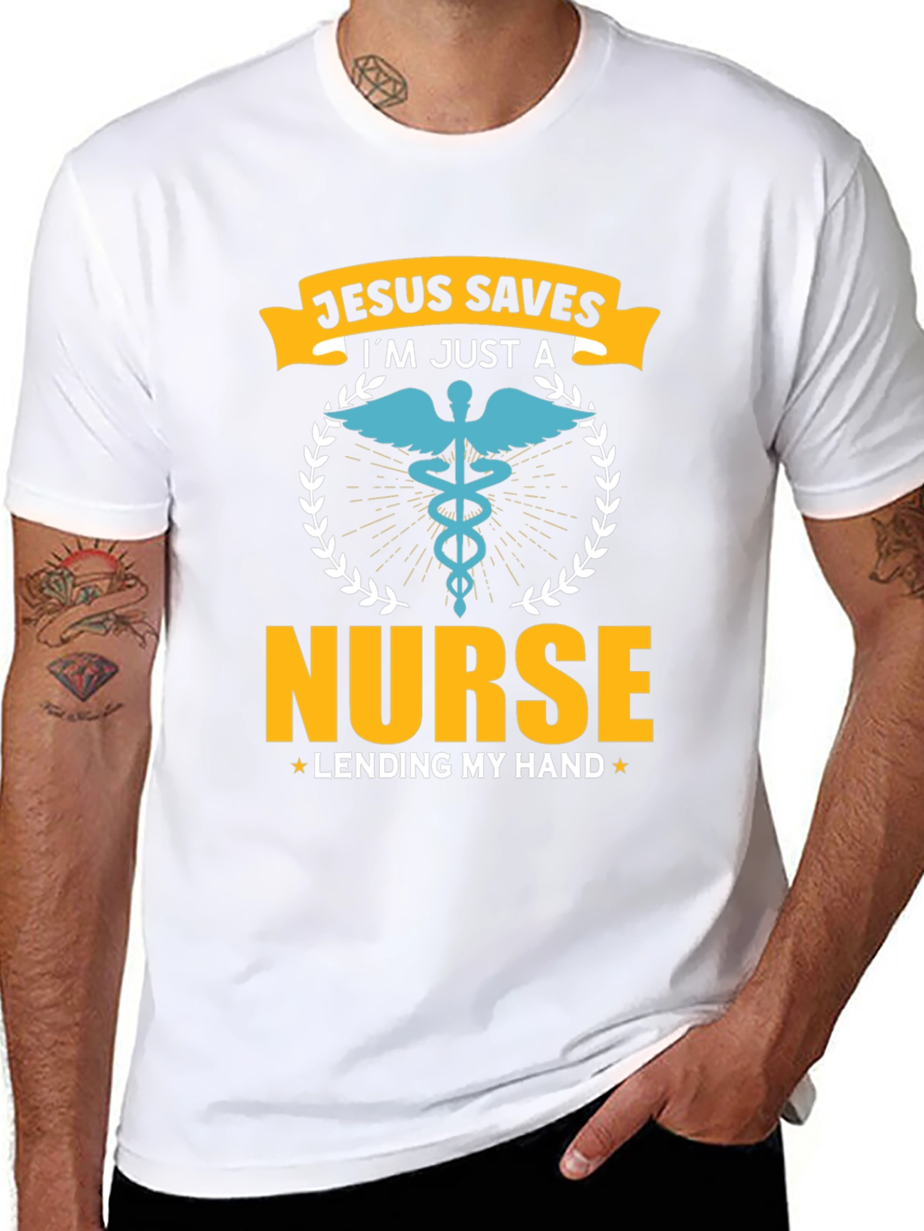 Jesus Saves Im Just a Nurse T-Shirt