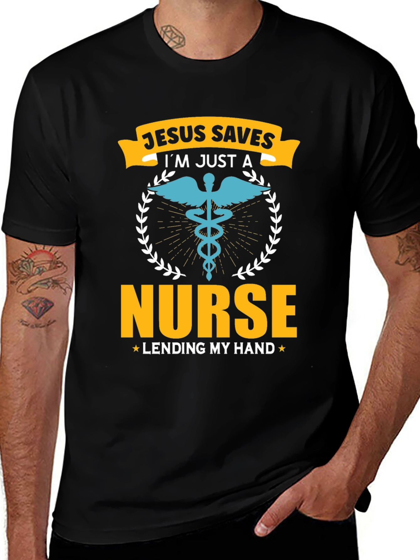 Jesus Saves Im Just a Nurse T-Shirt