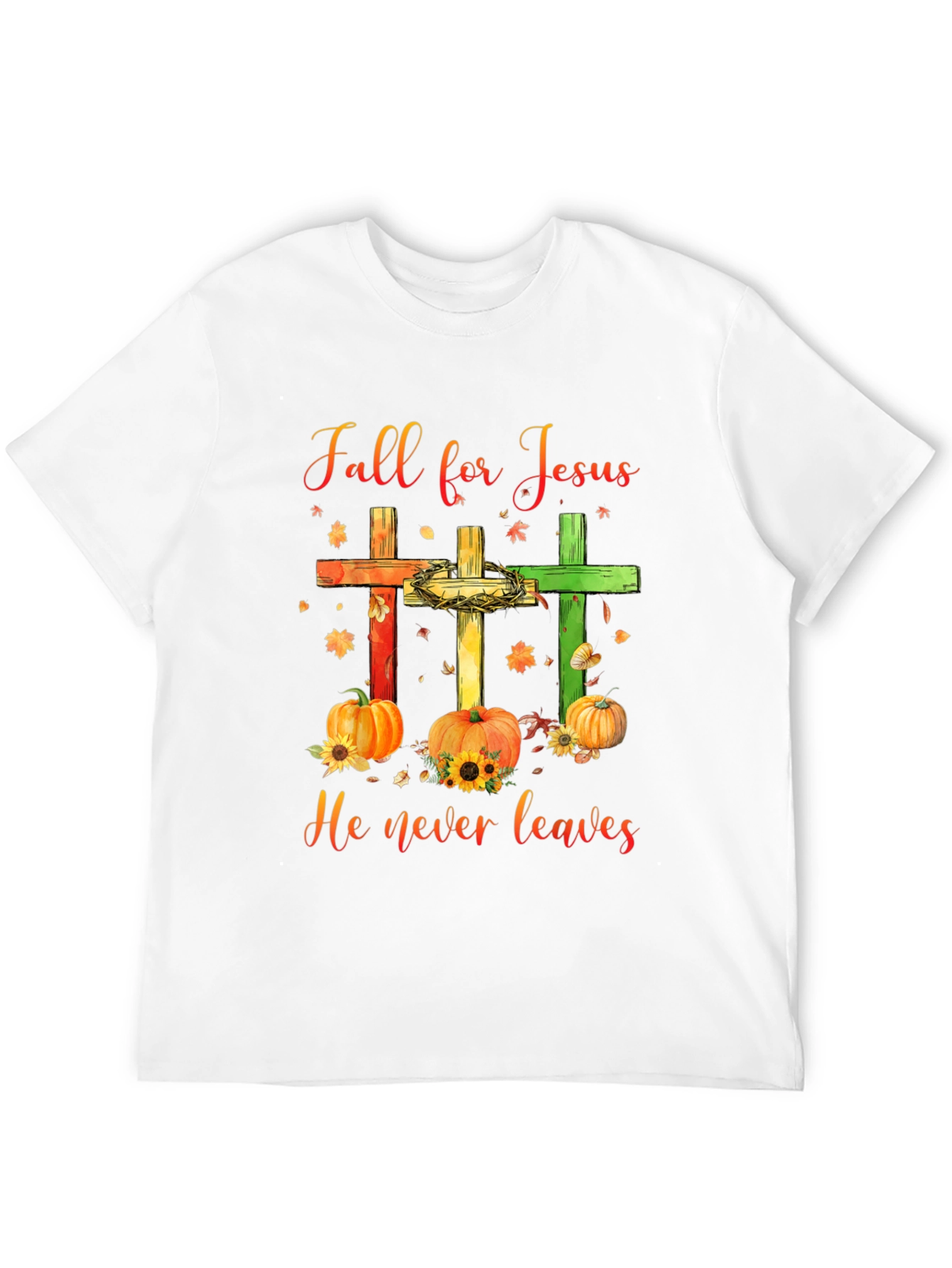 Fall for Jesus Graphic T-Shirt