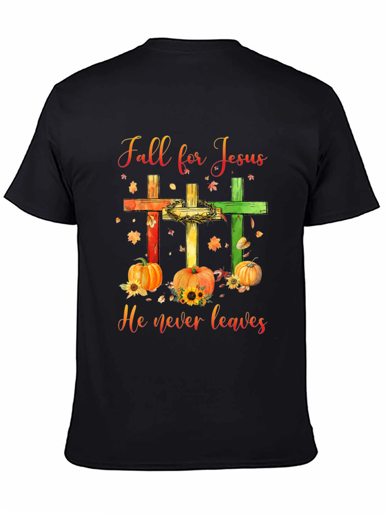Fall for Jesus Graphic T-Shirt