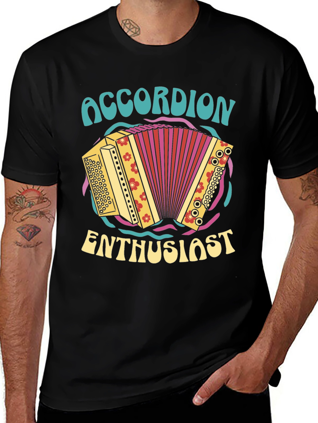Accordion Enthusiast T-Shirt
