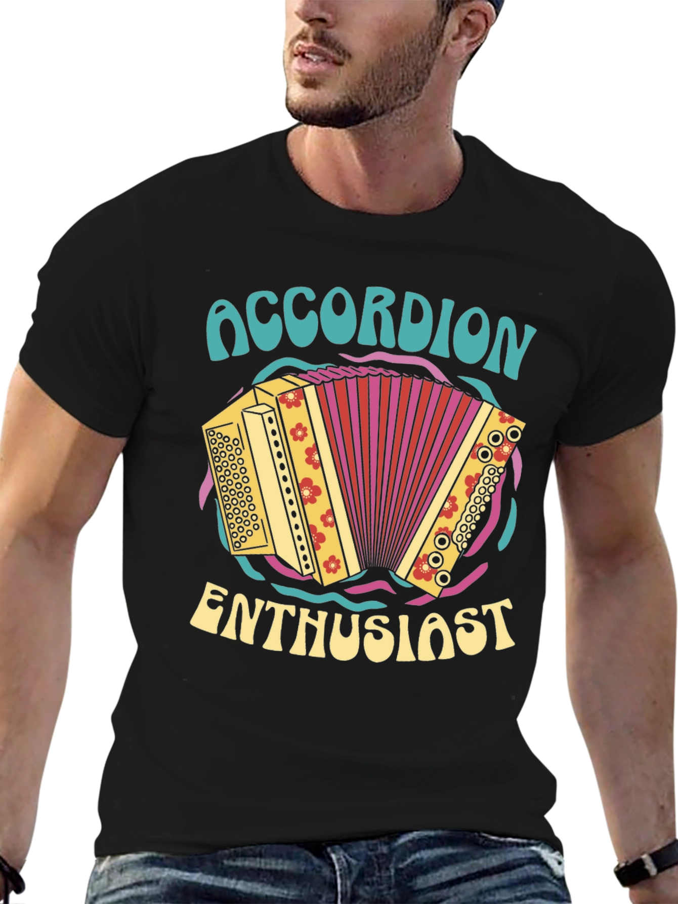 Accordion Enthusiast T-Shirt
